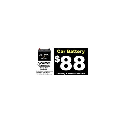 Detroit Battery S88.00 Automotive Battery